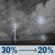 Wednesday Night: A chance of showers and thunderstorms before 1am. Partly cloudy, with a low around 55. Northwest wind 3 to 7 mph. Chance of precipitation is 30%. Wednesday Night: Chance Showers And Thunderstorms