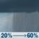 Sunday: Rain showers likely after 11am. Mostly cloudy, with a high near 65. Southeast wind 1 to 5 mph. Chance of precipitation is 60%. Sunday: Rain Showers Likely