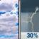 Tuesday: Mostly Cloudy then Chance Showers And Thunderstorms