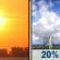 Sunday: Sunny then Isolated Showers And Thunderstorms